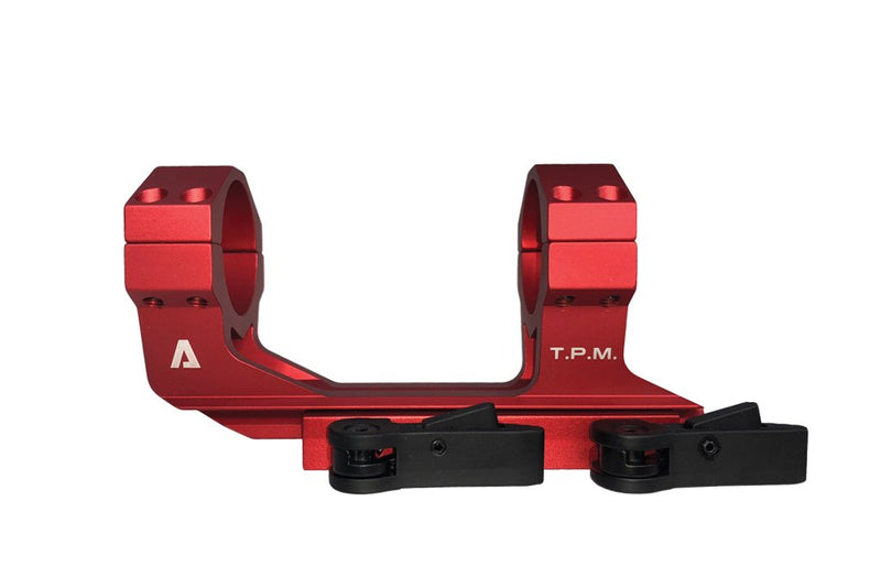 Atibal has a wide array of Scope Mounts and Scope Rings to fit 1" tubes, 30 mm tubes, and 35 mm tubes.  The Atibal TPM 30 mm Scope Mount features locking quick detach attachments and is available in red, blue, or black anodize. 