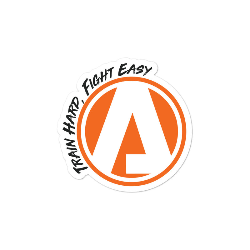 Atibal Shield "Train Hard, Fight Easy" Sticker