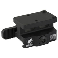 AMERICAN DEFENSE MFG. LIGHTWEIGHT CO-WITNESS HEIGHT MOUNT w/ QD, TRIJICON RMR COMPATIBLE BB