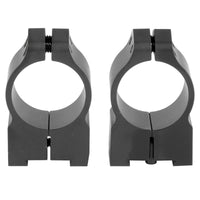 WARNE PERMANENT ATTACHED FIXED RING SET 1" MEDIUM MATTE FINISH