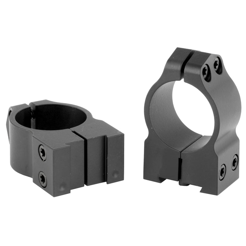 WARNE PERMANENT ATTACHED FIXED RING SET 1" MEDIUM MATTE FINISH