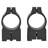 WARNE PERMANENT ATTACHED FIXED RING SET 1" HIGH MATTE FINISH