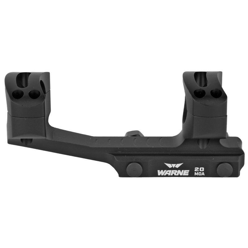 WARNE 20 MOA EXTENDED SKELETONIZED MOUNT 1" BLACK