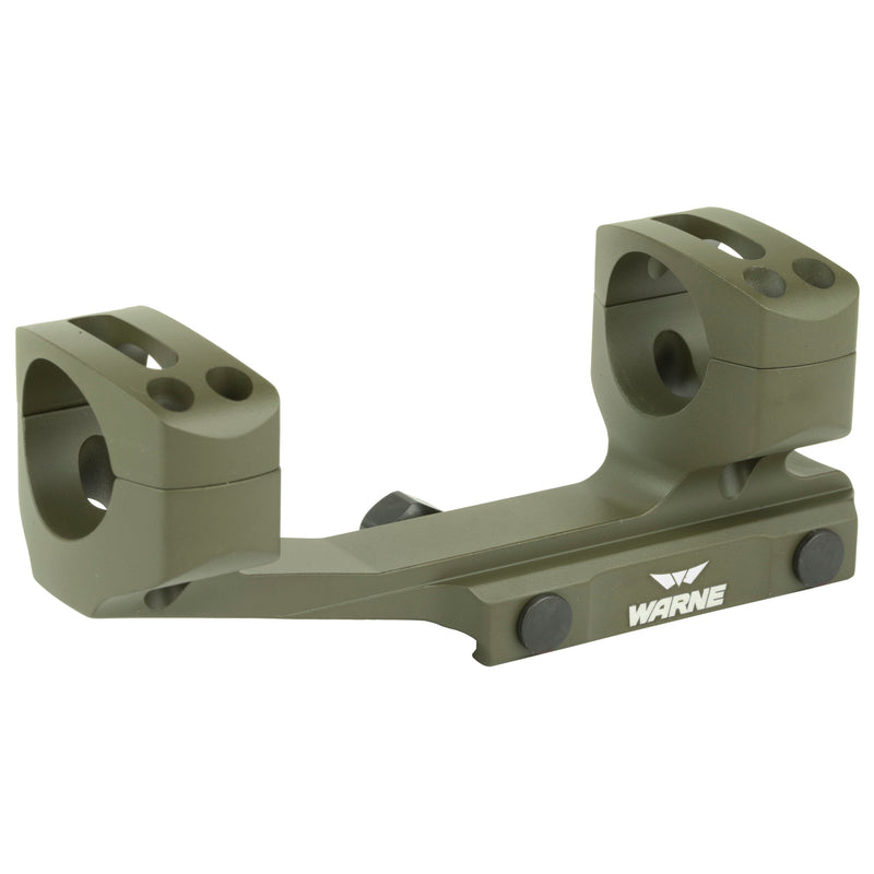 WARNE GENERATION 2 EXTENDED SKELETONIZED MOUNT 1" OD GREEN