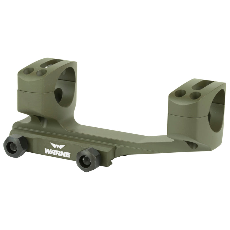 WARNE GENERATION 2 EXTENDED SKELETONIZED MOUNT 1" OD GREEN