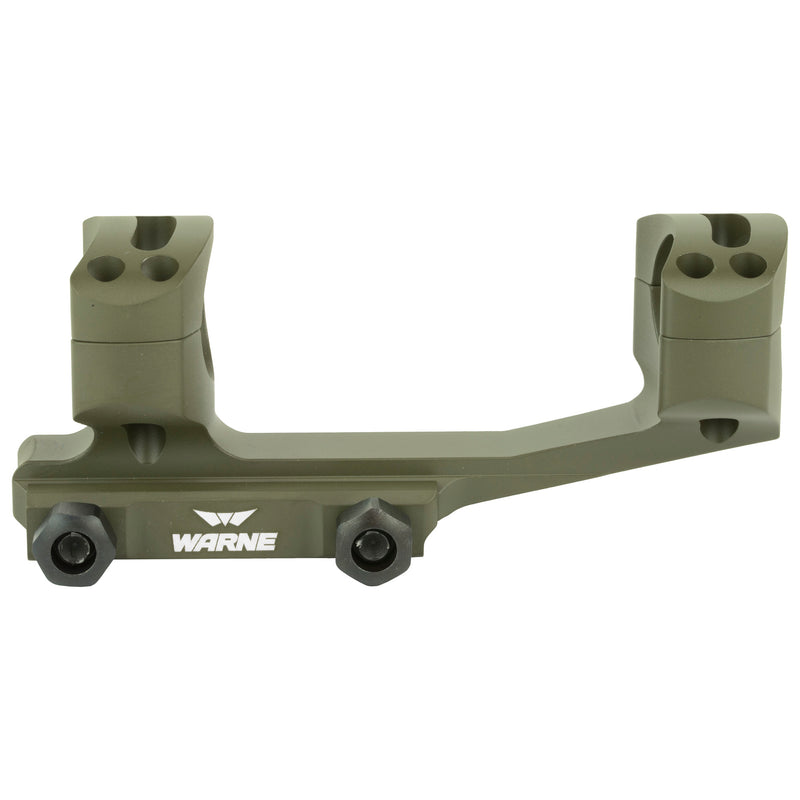 WARNE GENERATION 2 EXTENDED SKELETONIZED MOUNT 1" OD GREEN