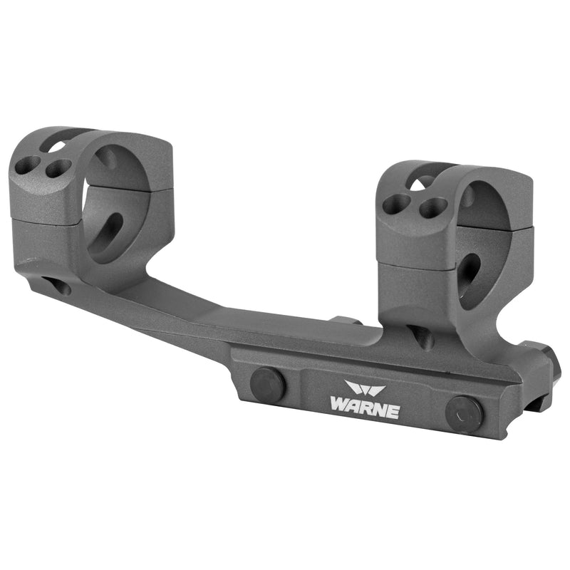 WARNE GEN 2 EXTENDED SKELETONIZED MOUNT 30MM GREY FINISH