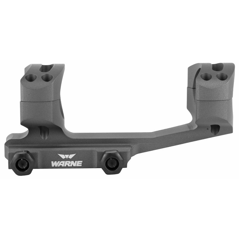 WARNE GEN 2 EXTENDED SKELETONIZED MOUNT 30MM GREY FINISH