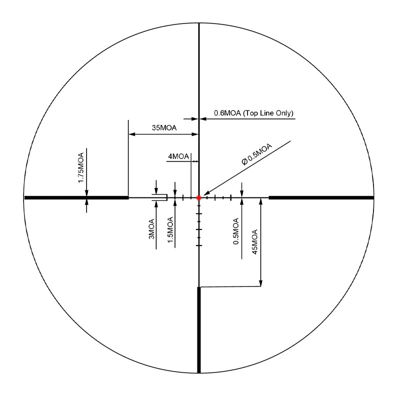 XP8 Ignite 1-8x24 SFP Fiber Wire Reticle Red Dot Bright