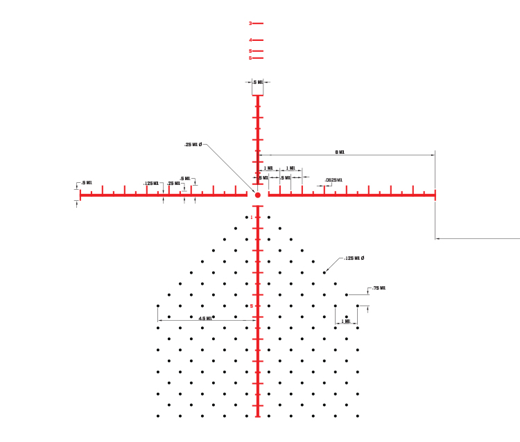 Atibal X 1-10x30 FFP Semi Diamond Reticle (MPVO)