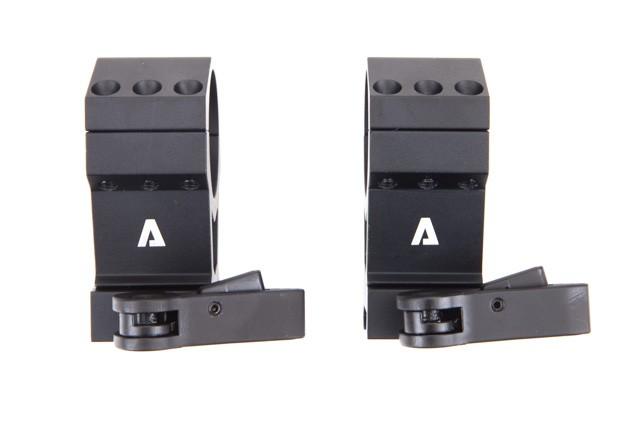 Atibal has a wide array of Scope Mounts and Scope Rings to fit 1" tubes, 30 mm tubes, and 35 mm tubes.  The Atibal TPM 30 mm Scope Mount features locking quick detach attachments and is available in red, blue, or black anodize. 