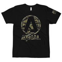 Atibal Shield Logo Rhodesian Tiger Stripe Camo T-Shirt