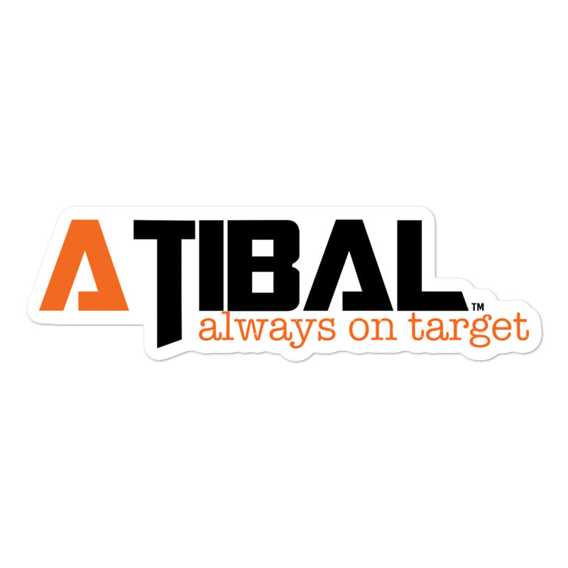 Atibal "Always On Target" Logo Sticker
