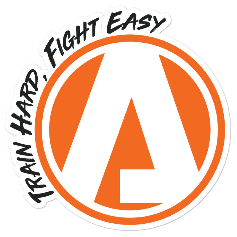 Atibal Shield "Train Hard, Fight Easy" Sticker
