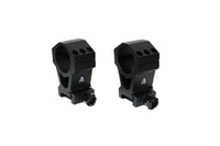 Atibal has a wide array of Scope Mounts and Scope Rings to fit 1" tubes, 30mm tubes, and 35mm tubes.  The Atibal TPM 30mm Scope Mount features locking quick detach attachments and is available in red, blue, or black anodize.